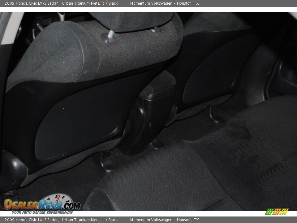 2009 Honda Civic LX-S Sedan Urban Titanium Metallic / Black Photo #13