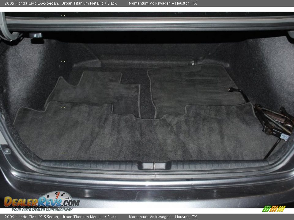 2009 Honda Civic LX-S Sedan Urban Titanium Metallic / Black Photo #17