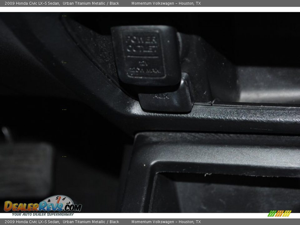 2009 Honda Civic LX-S Sedan Urban Titanium Metallic / Black Photo #21