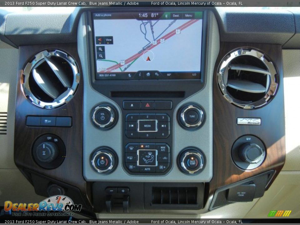 Navigation of 2013 Ford F250 Super Duty Lariat Crew Cab Photo #10