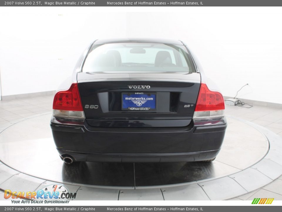 2007 Volvo S60 2.5T Magic Blue Metallic / Graphite Photo #4