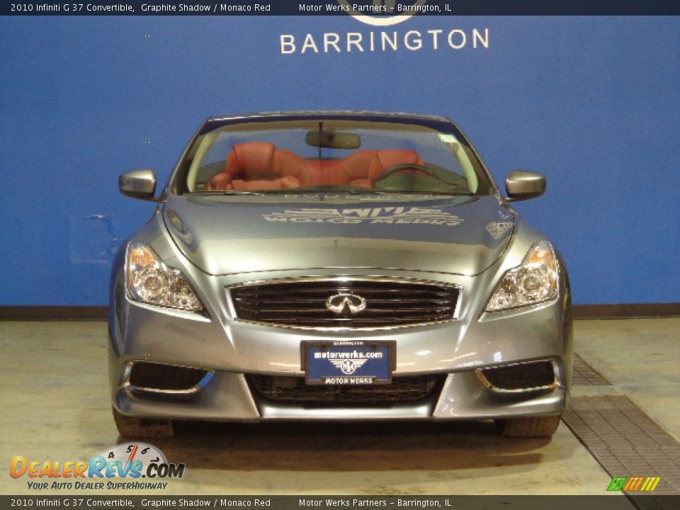 2010 Infiniti G 37 Convertible Graphite Shadow / Monaco Red Photo #2