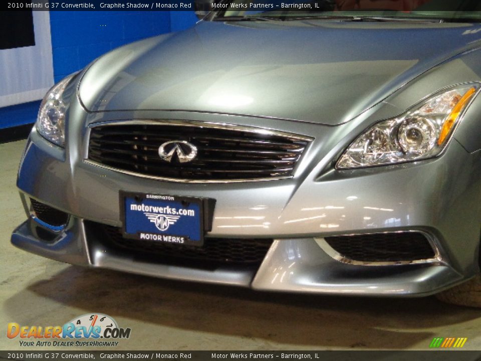2010 Infiniti G 37 Convertible Graphite Shadow / Monaco Red Photo #4