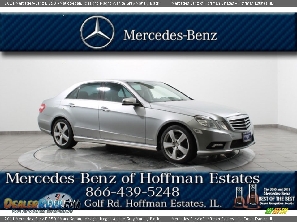 2011 Mercedes-Benz E 350 4Matic Sedan designo Magno Alanite Grey Matte / Black Photo #1