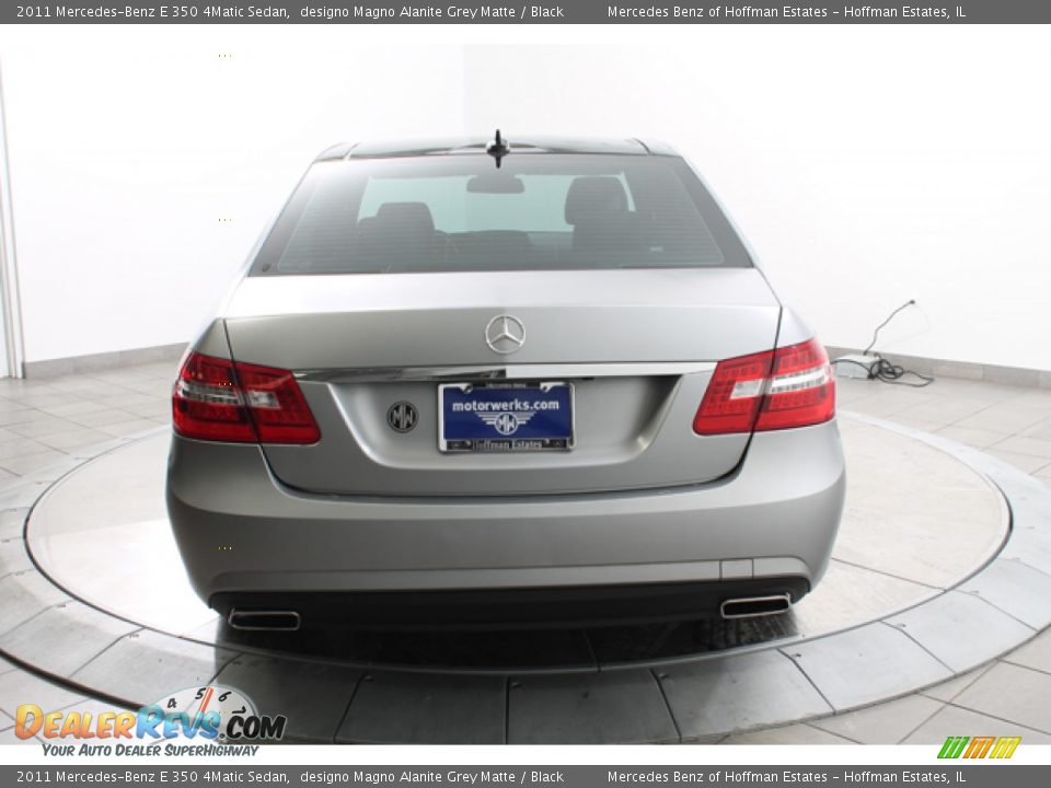 2011 Mercedes-Benz E 350 4Matic Sedan designo Magno Alanite Grey Matte / Black Photo #4