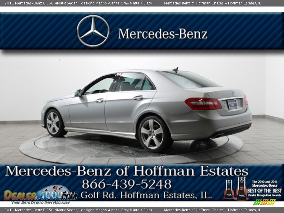 2011 Mercedes-Benz E 350 4Matic Sedan designo Magno Alanite Grey Matte / Black Photo #5