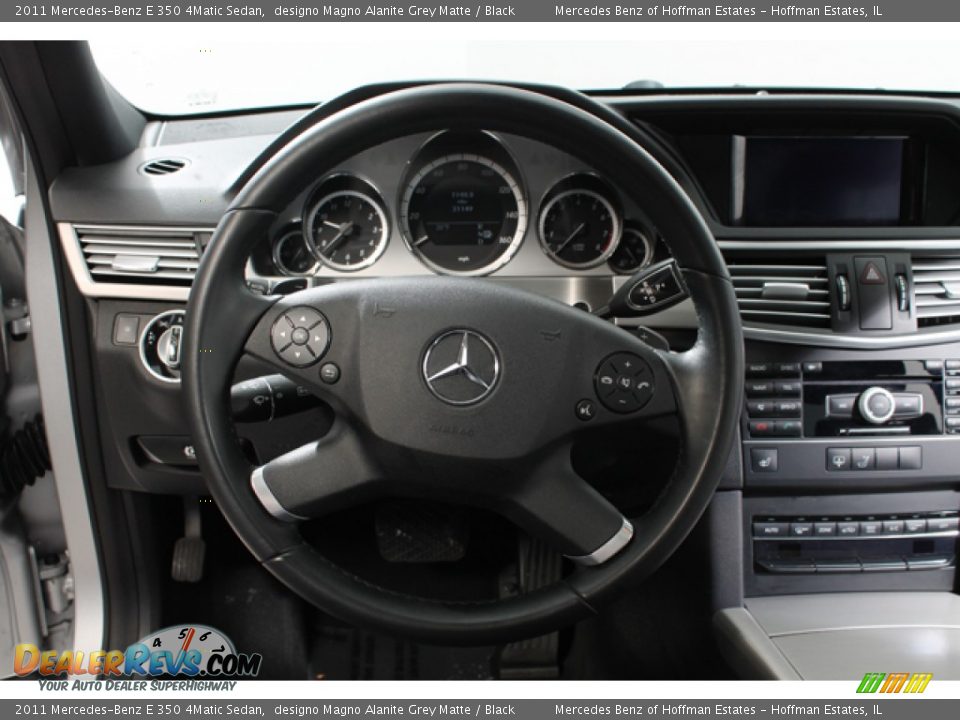 2011 Mercedes-Benz E 350 4Matic Sedan Steering Wheel Photo #7