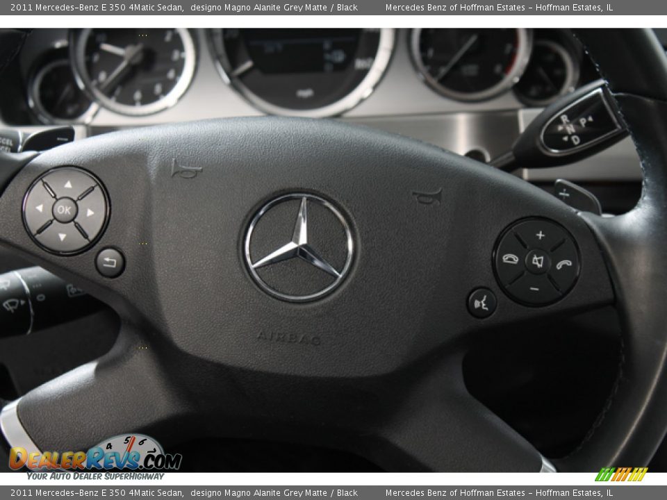 2011 Mercedes-Benz E 350 4Matic Sedan designo Magno Alanite Grey Matte / Black Photo #8