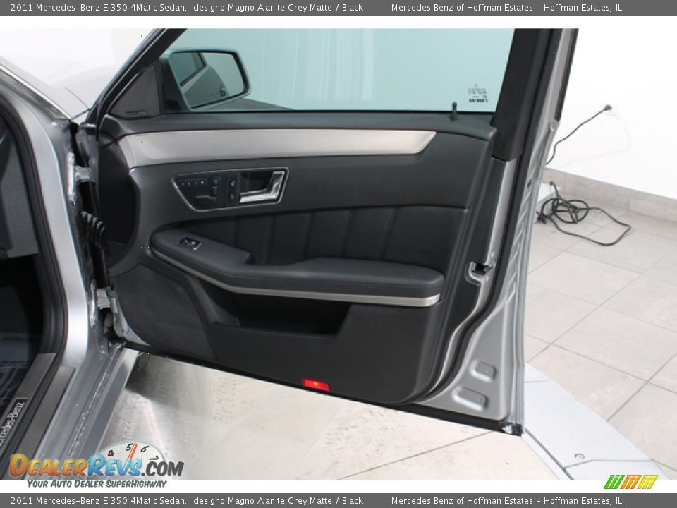 2011 Mercedes-Benz E 350 4Matic Sedan designo Magno Alanite Grey Matte / Black Photo #13
