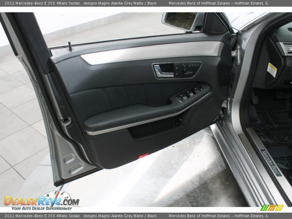 2011 Mercedes-Benz E 350 4Matic Sedan designo Magno Alanite Grey Matte / Black Photo #16
