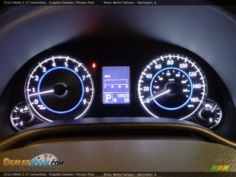 2010 Infiniti G 37 Convertible Gauges Photo #22
