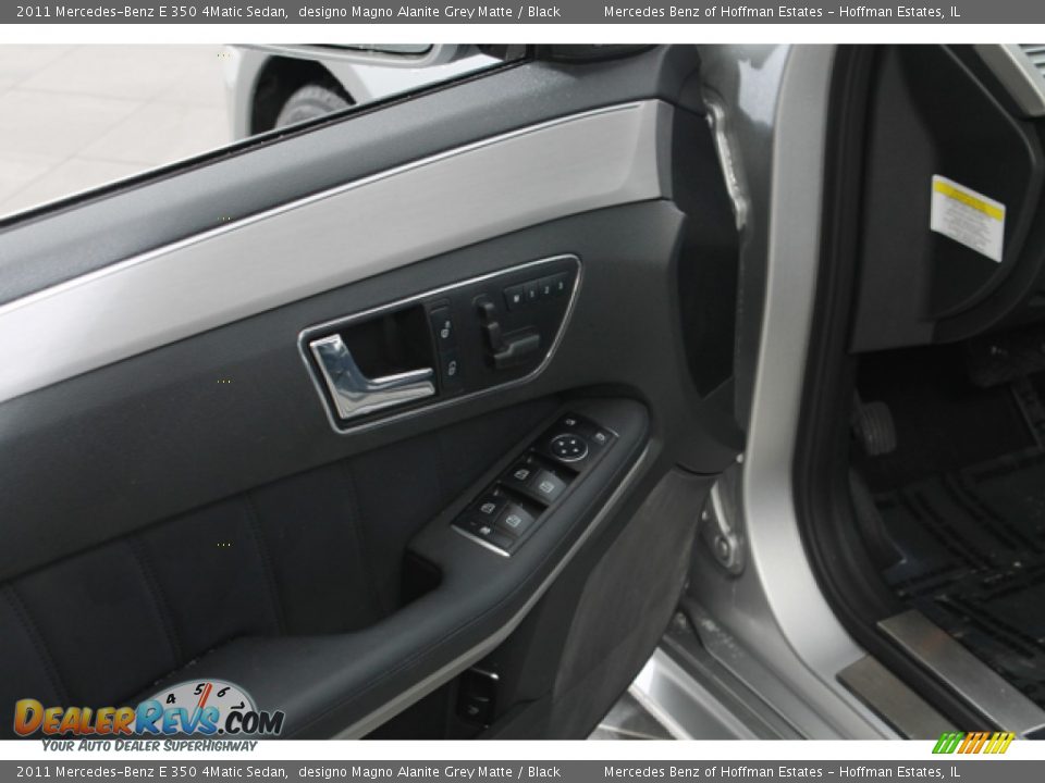 2011 Mercedes-Benz E 350 4Matic Sedan designo Magno Alanite Grey Matte / Black Photo #17