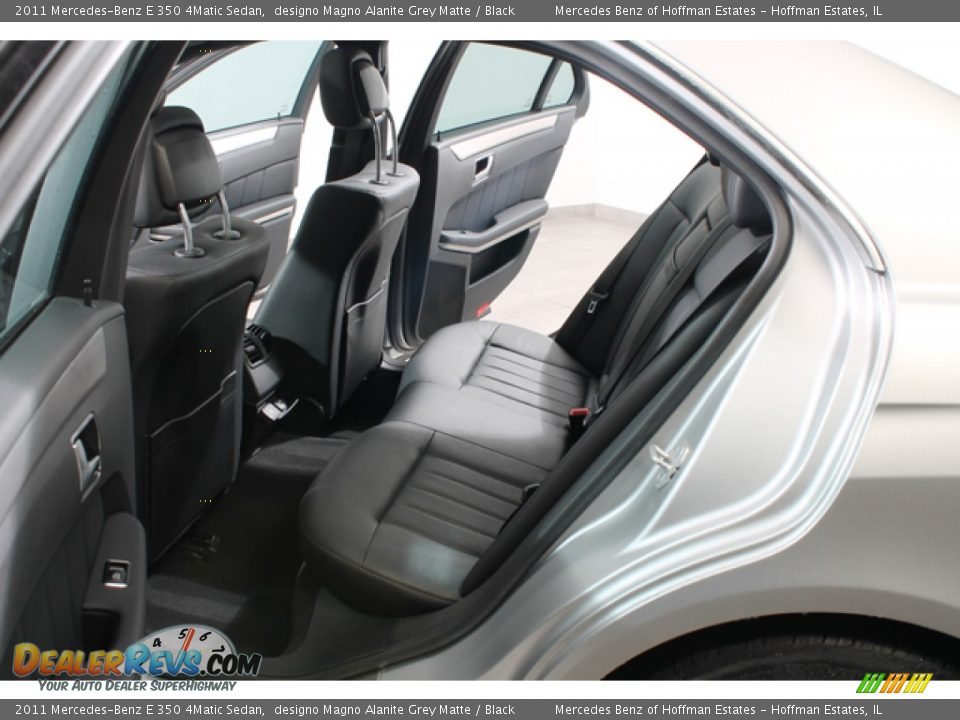 Rear Seat of 2011 Mercedes-Benz E 350 4Matic Sedan Photo #19