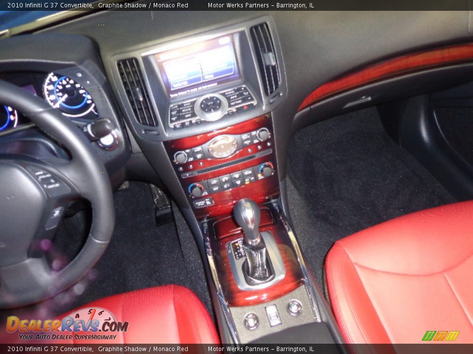 2010 Infiniti G 37 Convertible Graphite Shadow / Monaco Red Photo #25