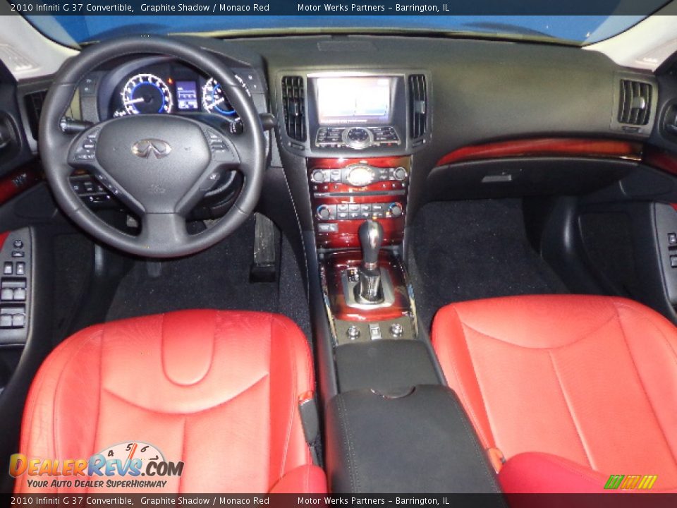 Monaco Red Interior - 2010 Infiniti G 37 Convertible Photo #26