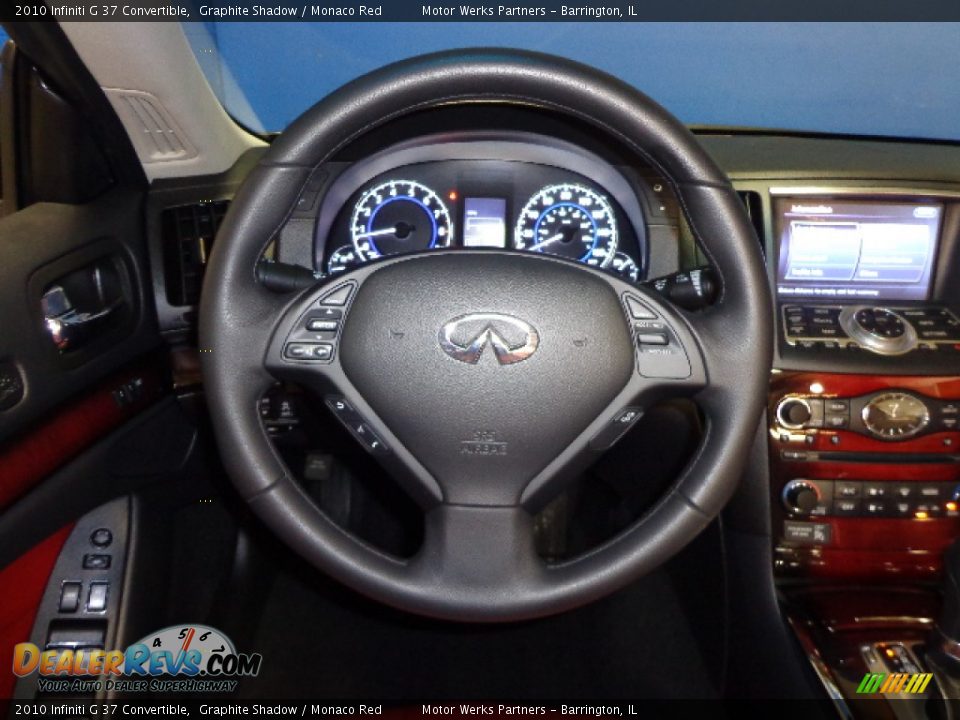 2010 Infiniti G 37 Convertible Steering Wheel Photo #27