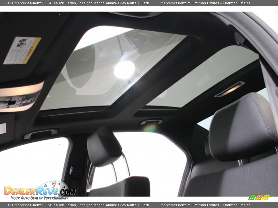 2011 Mercedes-Benz E 350 4Matic Sedan designo Magno Alanite Grey Matte / Black Photo #25