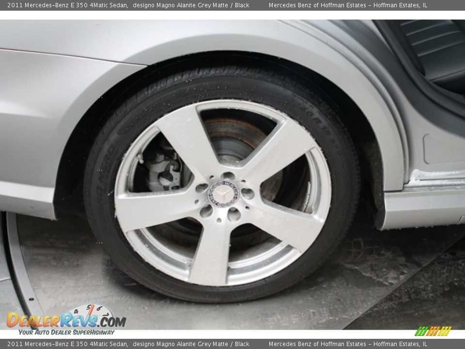 2011 Mercedes-Benz E 350 4Matic Sedan designo Magno Alanite Grey Matte / Black Photo #29