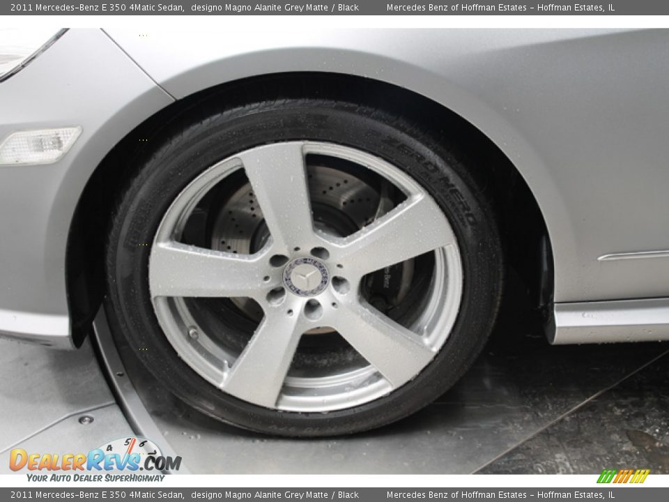 2011 Mercedes-Benz E 350 4Matic Sedan designo Magno Alanite Grey Matte / Black Photo #31