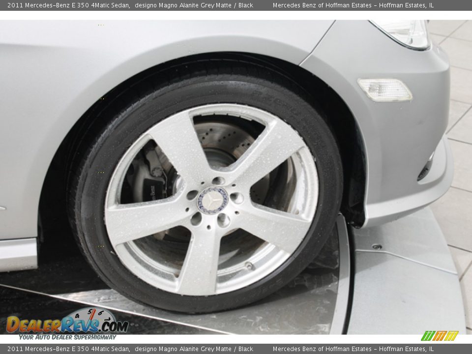 2011 Mercedes-Benz E 350 4Matic Sedan designo Magno Alanite Grey Matte / Black Photo #32