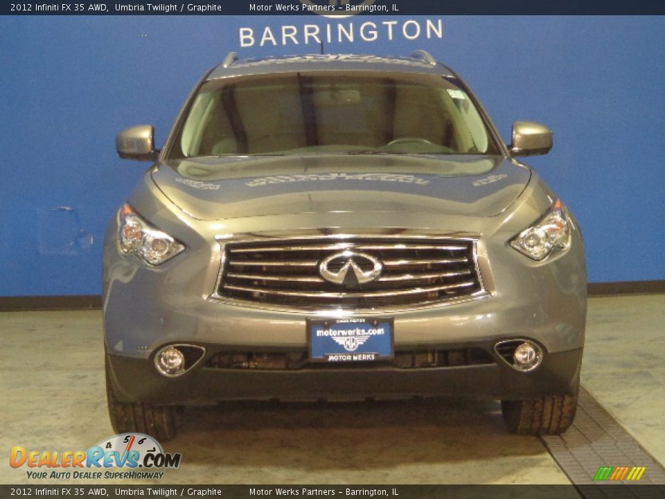 2012 Infiniti FX 35 AWD Umbria Twilight / Graphite Photo #2
