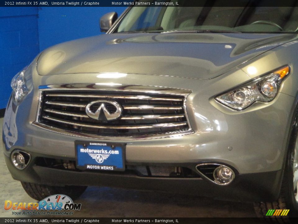 2012 Infiniti FX 35 AWD Umbria Twilight / Graphite Photo #3