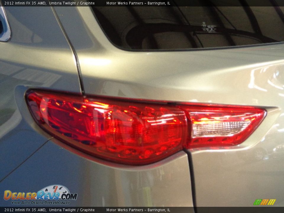 2012 Infiniti FX 35 AWD Umbria Twilight / Graphite Photo #6
