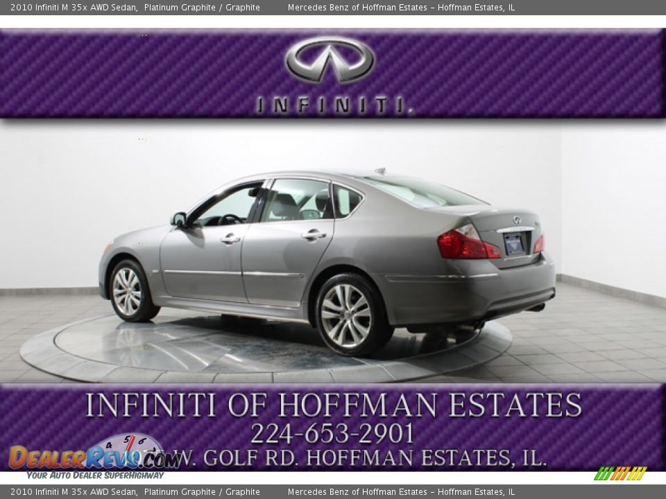 2010 Infiniti M 35x AWD Sedan Platinum Graphite / Graphite Photo #5