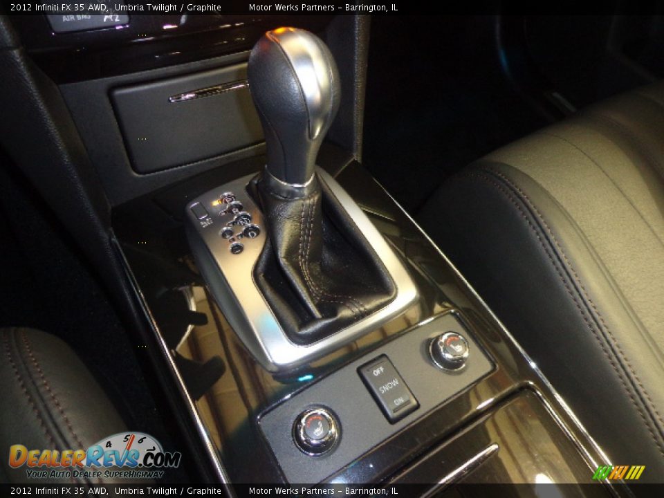 2012 Infiniti FX 35 AWD Umbria Twilight / Graphite Photo #20