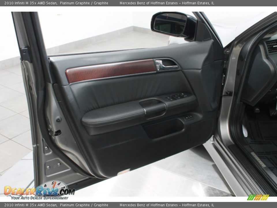 2010 Infiniti M 35x AWD Sedan Platinum Graphite / Graphite Photo #16
