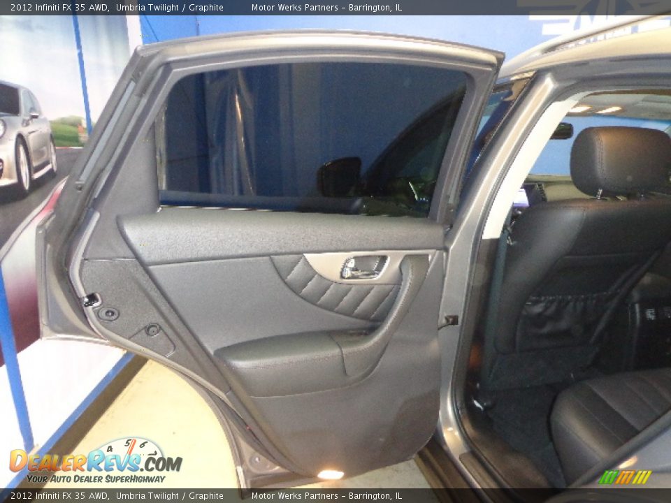 2012 Infiniti FX 35 AWD Umbria Twilight / Graphite Photo #26