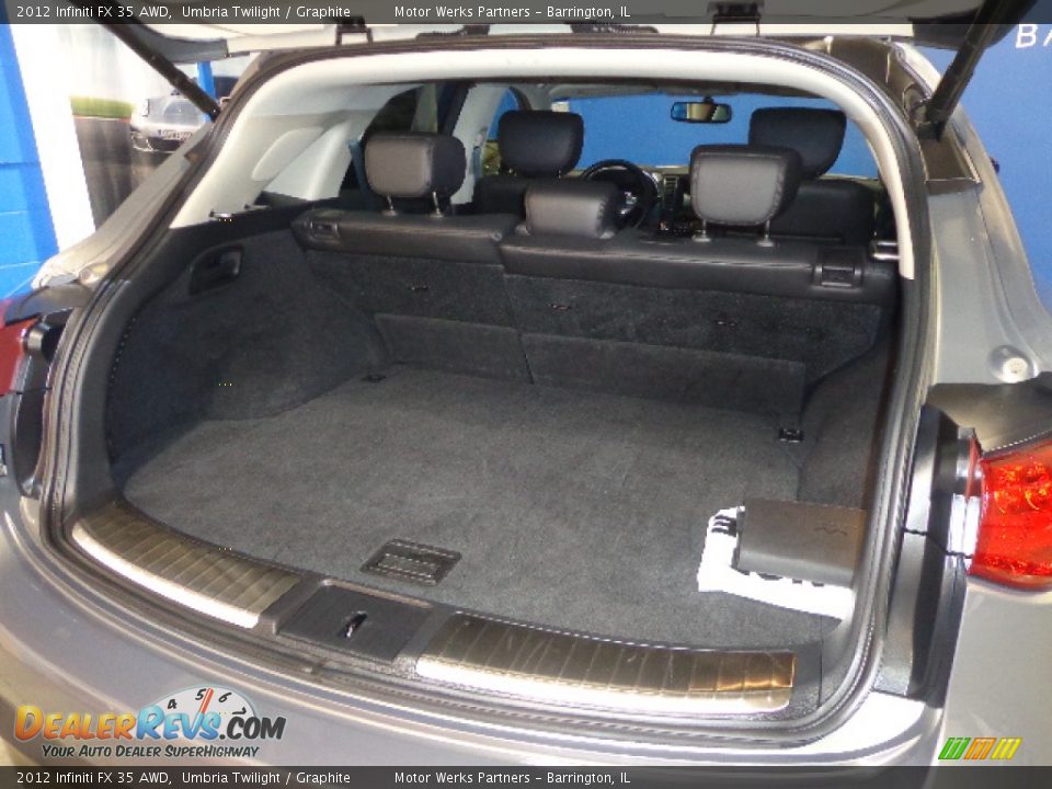 2012 Infiniti FX 35 AWD Umbria Twilight / Graphite Photo #27