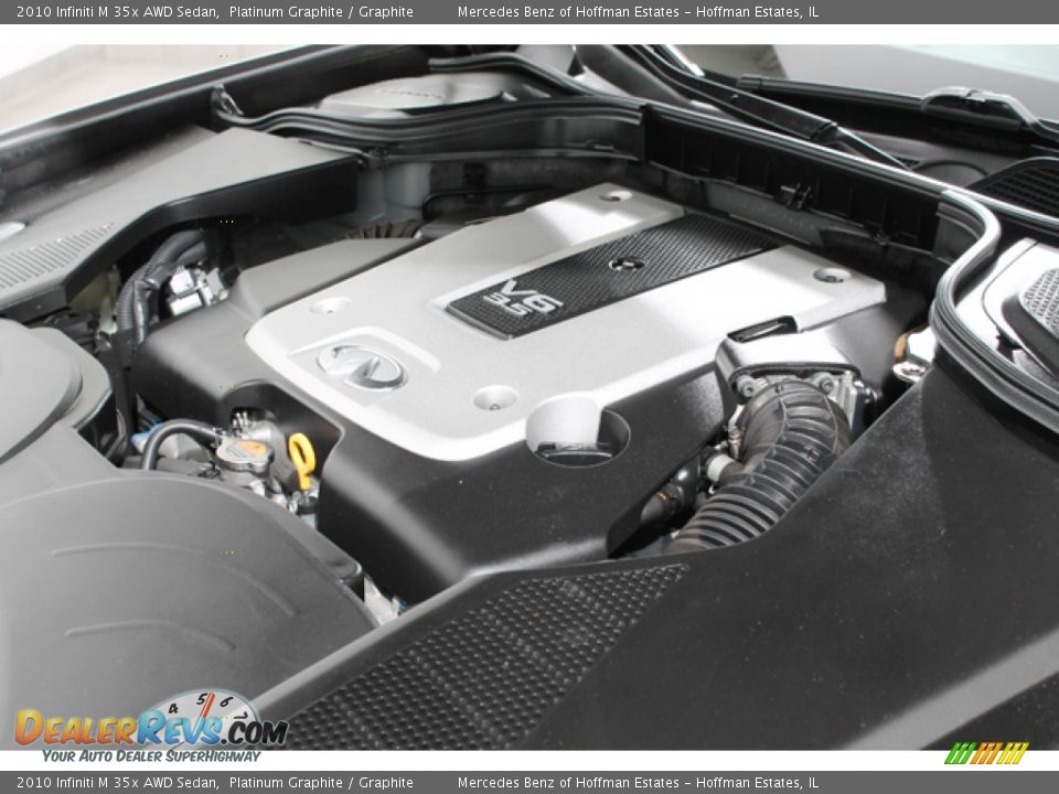 2010 Infiniti M 35x AWD Sedan Platinum Graphite / Graphite Photo #25