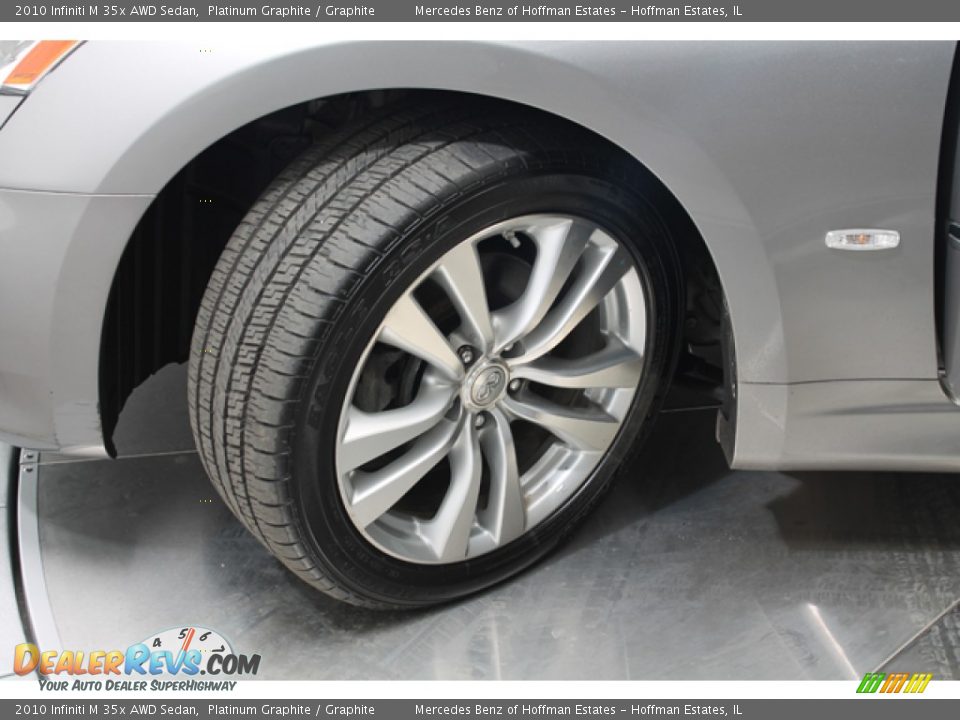 2010 Infiniti M 35x AWD Sedan Platinum Graphite / Graphite Photo #27