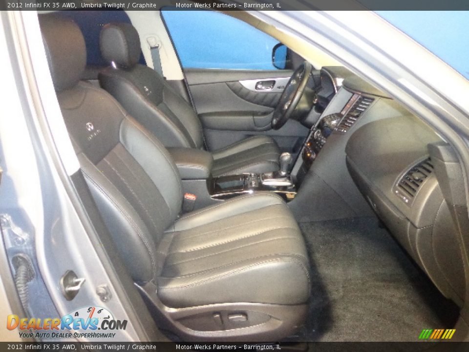 2012 Infiniti FX 35 AWD Umbria Twilight / Graphite Photo #32