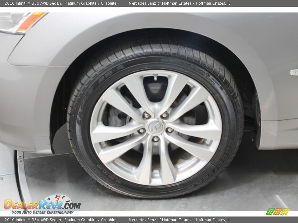 2010 Infiniti M 35x AWD Sedan Platinum Graphite / Graphite Photo #28