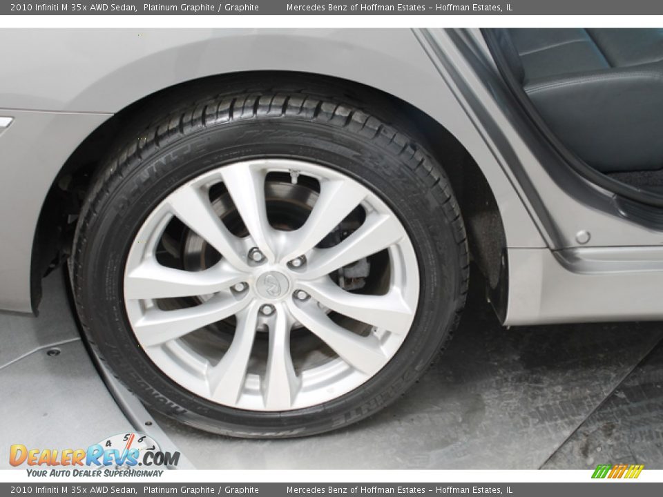 2010 Infiniti M 35x AWD Sedan Platinum Graphite / Graphite Photo #29