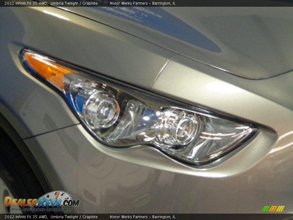 2012 Infiniti FX 35 AWD Umbria Twilight / Graphite Photo #34