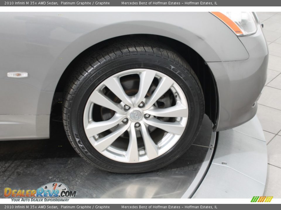 2010 Infiniti M 35x AWD Sedan Platinum Graphite / Graphite Photo #31