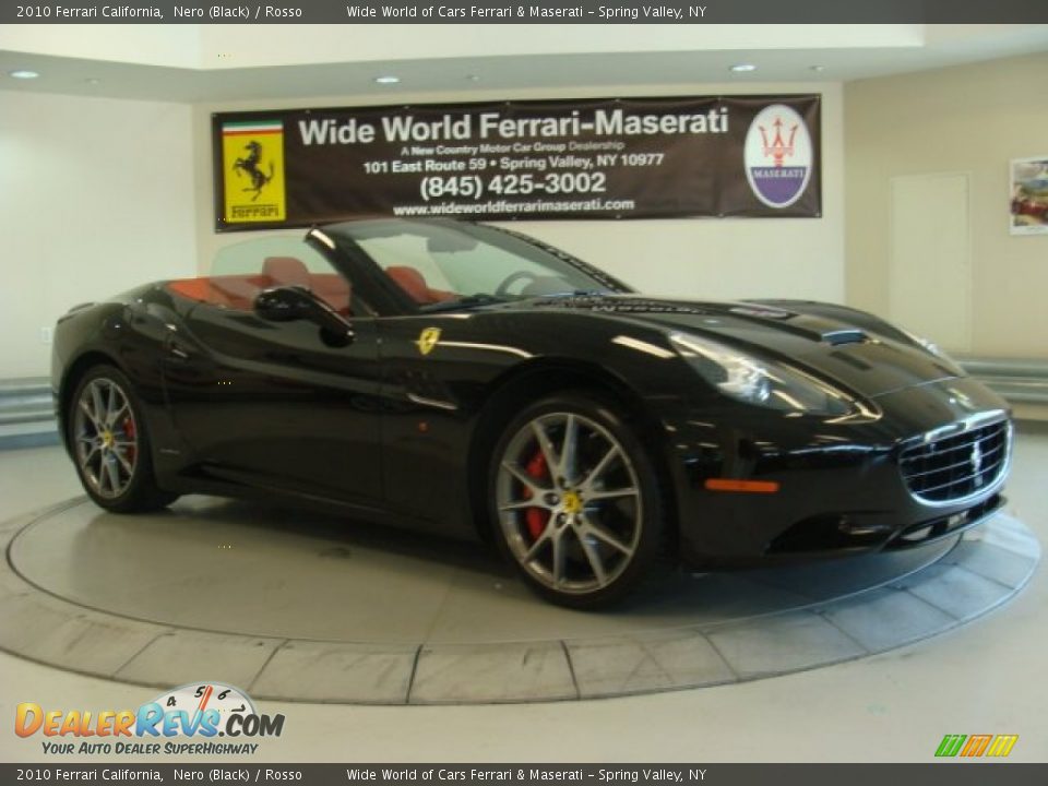 2010 Ferrari California Nero (Black) / Rosso Photo #1