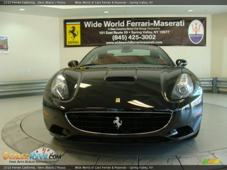 2010 Ferrari California Nero (Black) / Rosso Photo #3