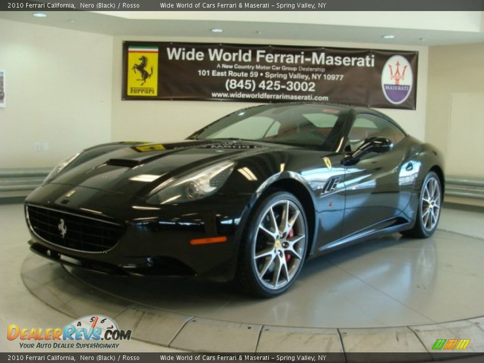 2010 Ferrari California Nero (Black) / Rosso Photo #5