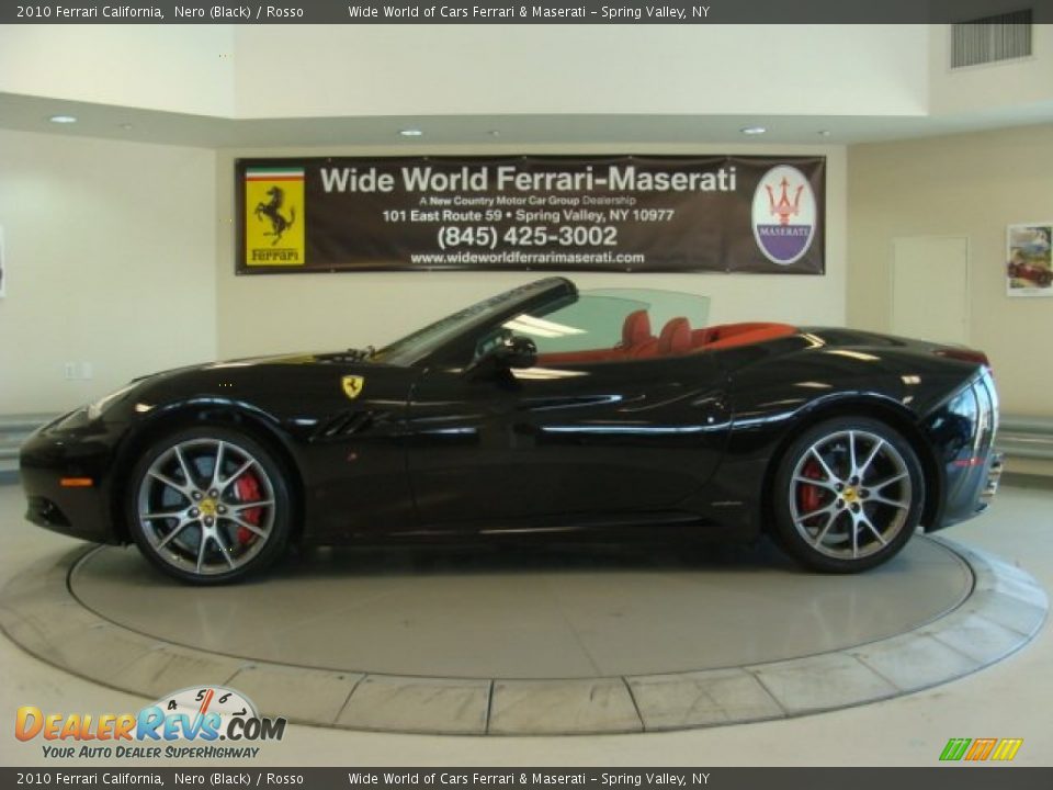2010 Ferrari California Nero (Black) / Rosso Photo #6