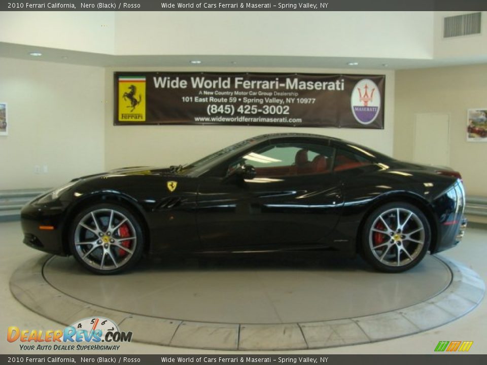 2010 Ferrari California Nero (Black) / Rosso Photo #7