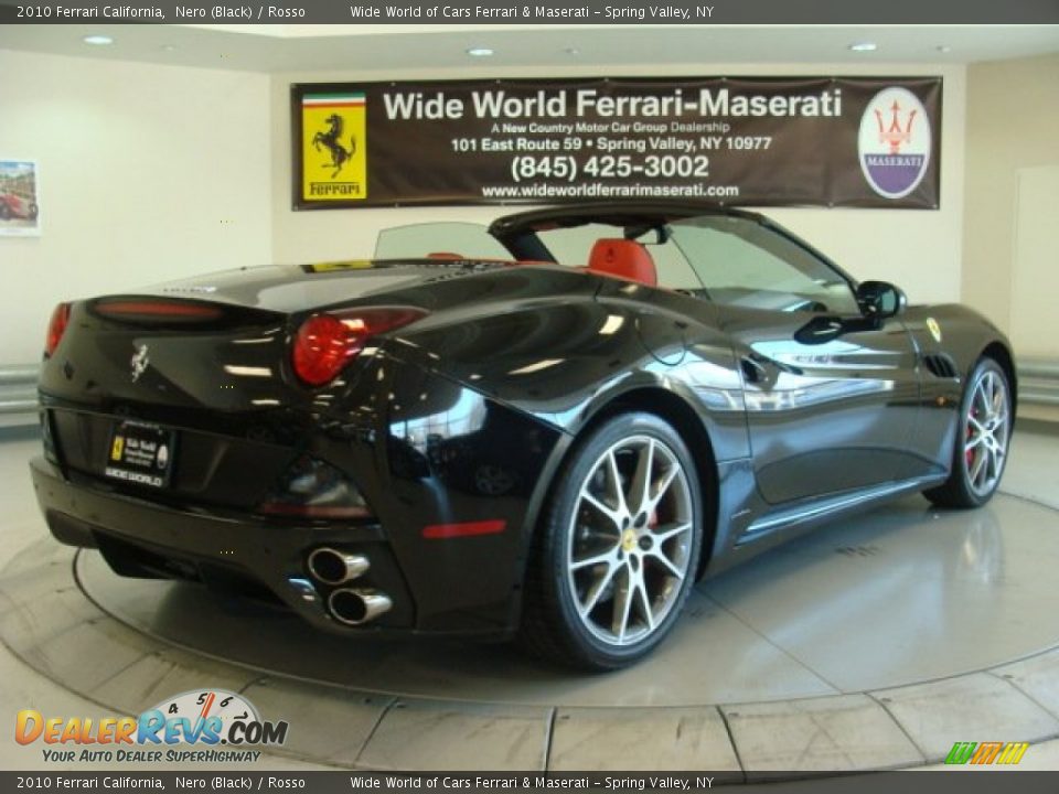 2010 Ferrari California Nero (Black) / Rosso Photo #12