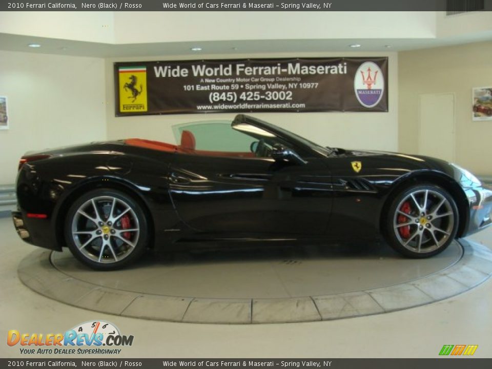 2010 Ferrari California Nero (Black) / Rosso Photo #14