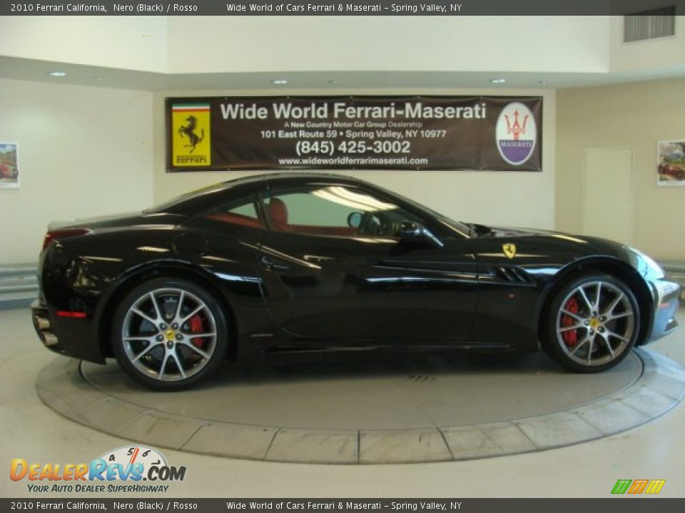 2010 Ferrari California Nero (Black) / Rosso Photo #15