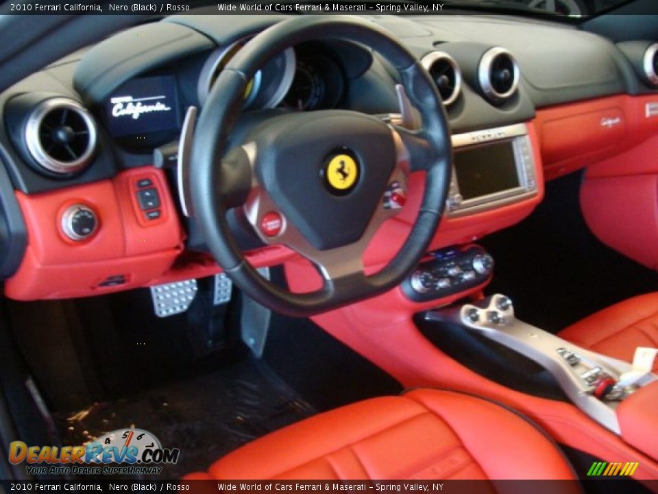 2010 Ferrari California Nero (Black) / Rosso Photo #17