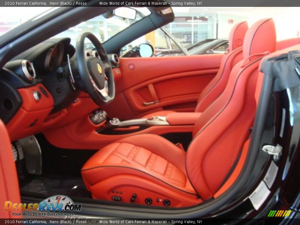 Rosso Interior - 2010 Ferrari California  Photo #18