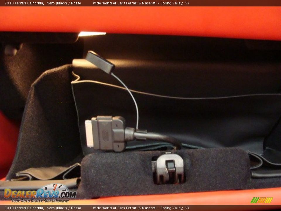 2010 Ferrari California Nero (Black) / Rosso Photo #27